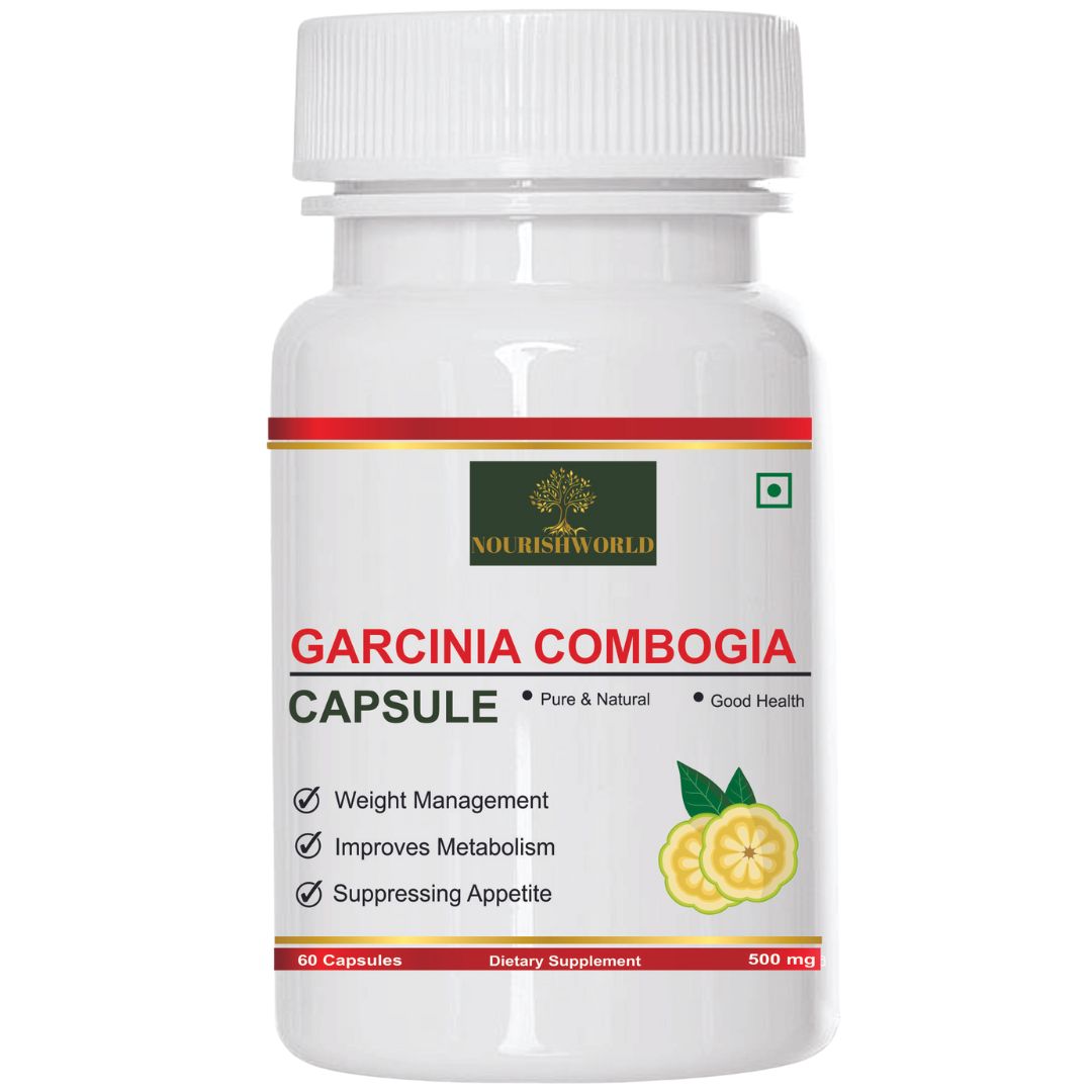 NOURISHWORLD | Garcinia Cambogia Tea Extract Supplement | Weight Loss Management, Fat Burner | Boosts Metabolism & Energy