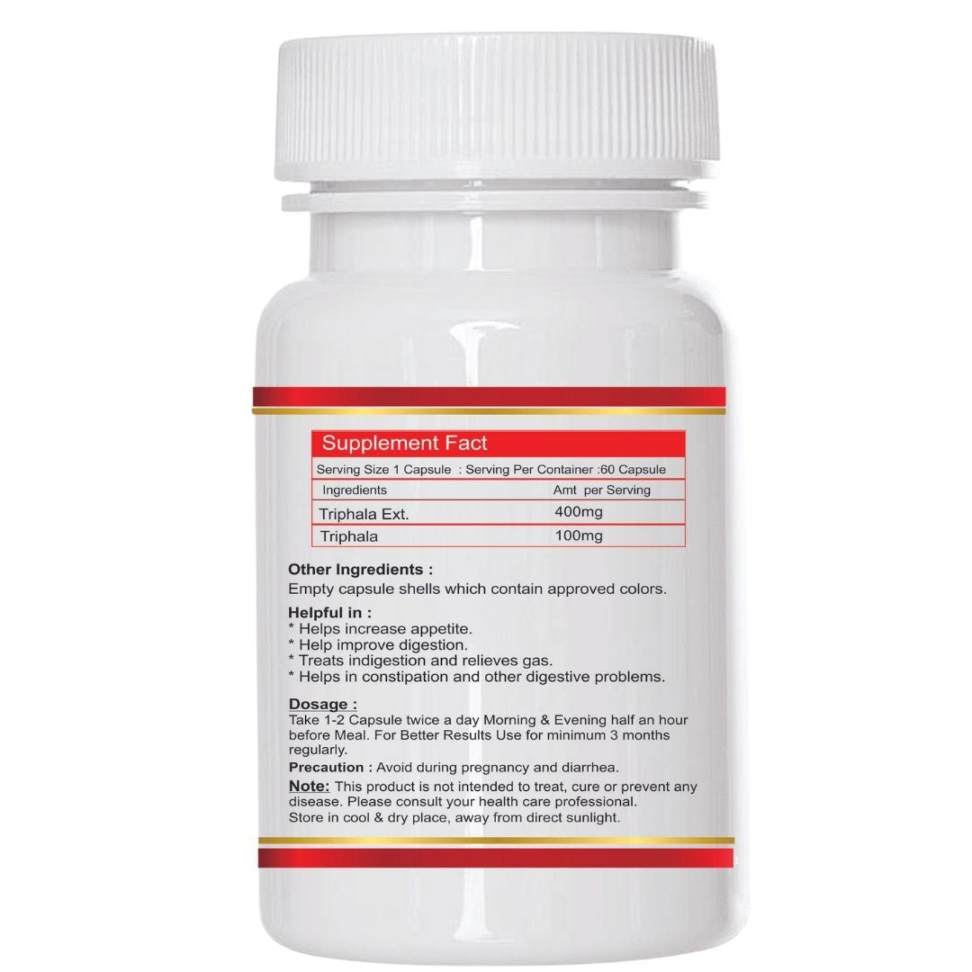 NOURISHWORLD | Ayurvedic Supplement for relief constipation, Natural herbs to Improve better disgetion, relief from Acidity, Constipation and Gas| 60Capsule