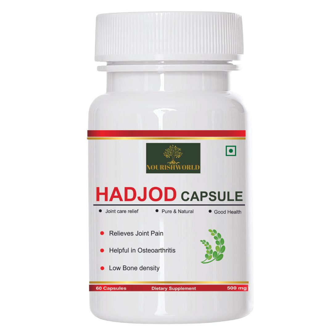 NOURISHWORLD | Hadjod Capsules For Joint Care, Bone Health & Fracture Healing,hadjod tablet,hadjod tablet ayurvedic