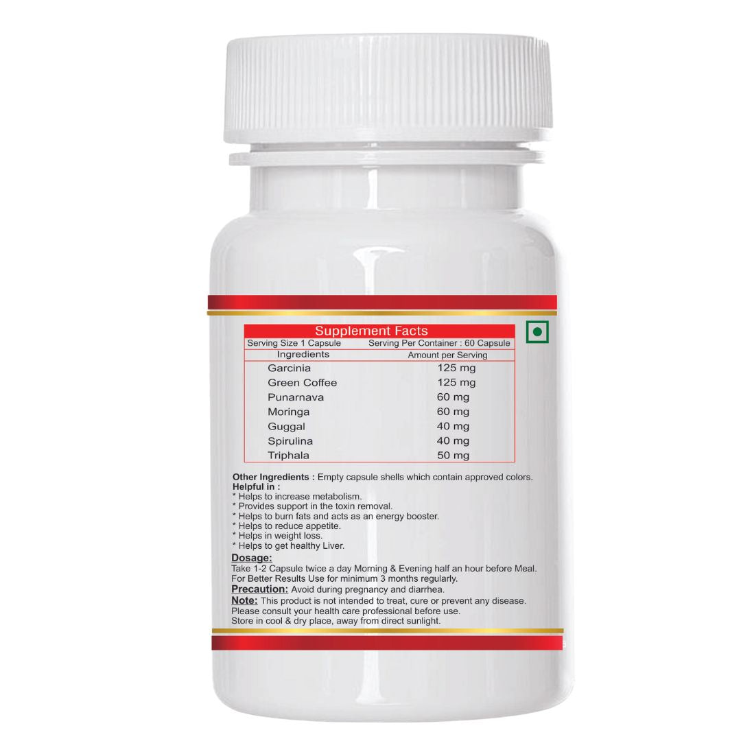 ADVANCE SLIMFIT Ayurvedic Capsules for Scientific Weight Management | For Men & Women